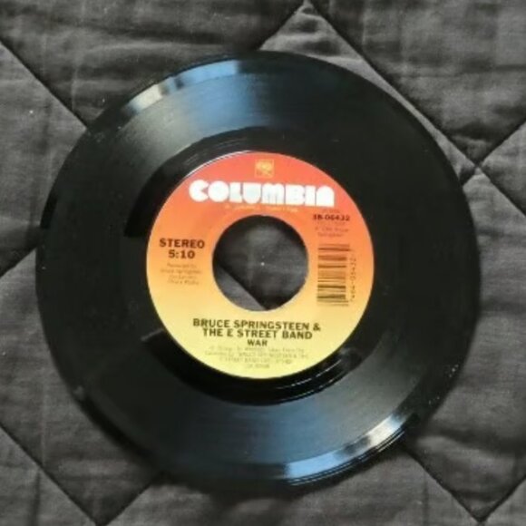 (4) Bruce Springsteen 45 Vinyl Records - Picture Sleeves - Picture 3 of 6